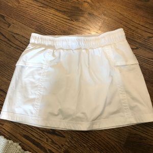 White Lululemon skort